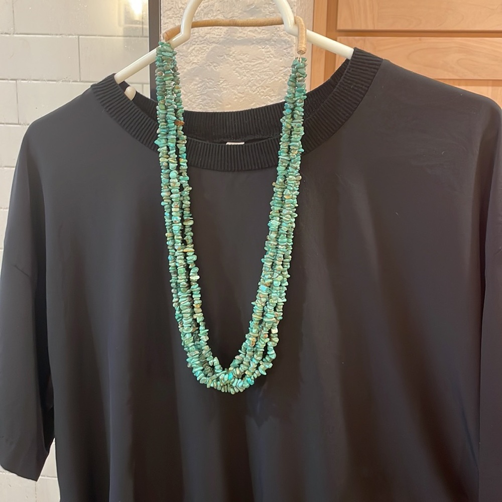 Turquoise 5 strand necklace